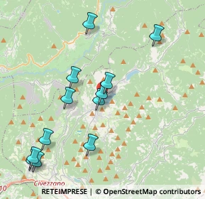Mappa SP83, 38042 Baselga di Piné TN, Italia (4.2225)