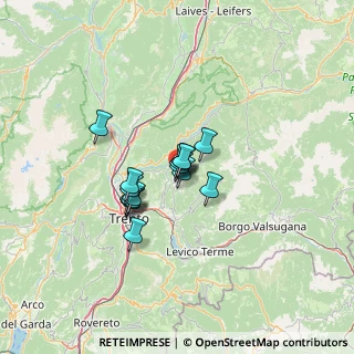 Mappa Piazzetta Conti di Schreck, 38042 Baselga di Piné TN, Italia (8.25067)