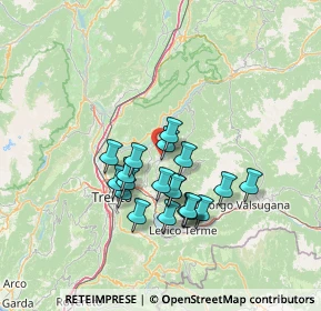Mappa Piazzetta Conti di Schreck, 38042 Baselga di Piné TN, Italia (11.3265)