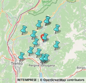 Mappa Piazzetta Conti di Schreck, 38042 Baselga di Piné TN, Italia (6.05933)