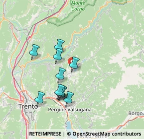 Mappa Piazzetta Conti di Schreck, 38042 Baselga di Piné TN, Italia (6.37909)