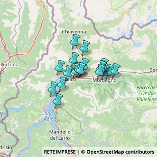 Mappa Via San Giovanni Bosco, 23010 Piantedo SO, Italia (8.205)
