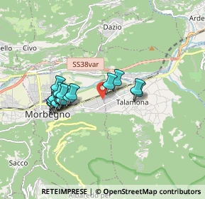 Mappa Via Maestri del Lavoro, 23018 Morbegno SO, Italia (1.52176)
