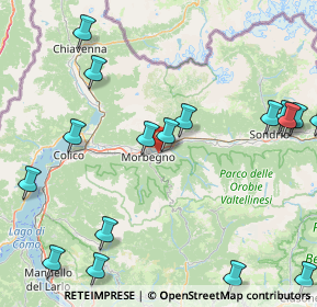 Mappa Via Maestri del Lavoro, 23018 Morbegno SO, Italia (22.04353)