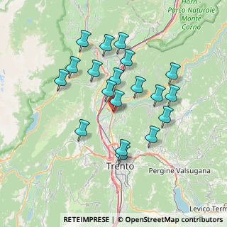 Mappa Via Orti, 38015 Lavis TN, Italia (6.68421)