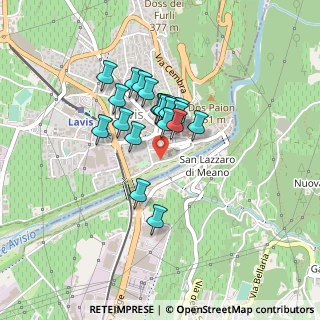 Mappa Via Orti, 38015 Lavis TN, Italia (0.3065)