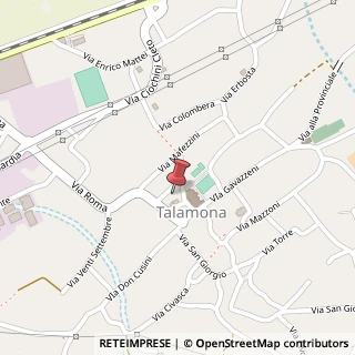 Mappa Via Ezio Vanoni, 9, 23018 Talamona, Sondrio (Lombardia)