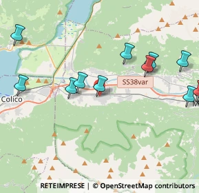 Mappa Via E. Carcano, 23014 Delebio SO, Italia (4.775)