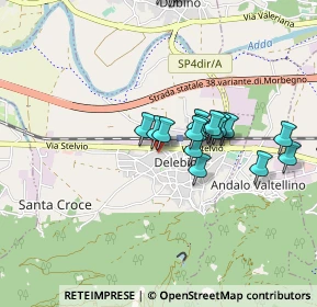 Mappa Via E. Carcano, 23014 Delebio SO, Italia (0.93)