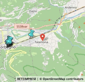 Mappa Via Gavazzeni, 23018 Talamona SO, Italia (3.02)