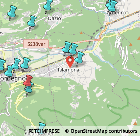 Mappa Via Gavazzeni, 23018 Talamona SO, Italia (3.183)