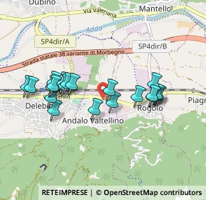 Mappa Via Cavallera, 23014 Andalo Valtellino SO, Italia (0.842)