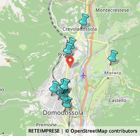 Mappa Via Chavez, 28865 Crevoladossola VB, Italia (1.68636)