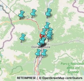 Mappa Via Chavez, 28865 Crevoladossola VB, Italia (5.17222)