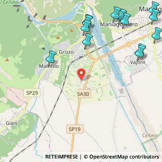 Mappa Via San Martino, 33086 Montereale Valcellina PN, Italia (3.21231)