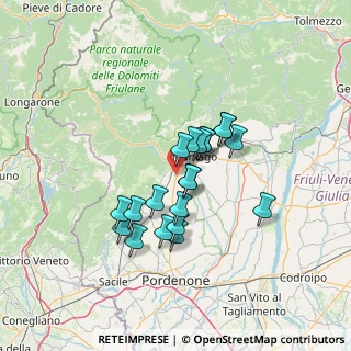 Mappa Via S. Martino, 33086 Montereale Valcellina PN, Italia (10.335)