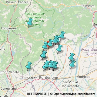 Mappa Via San Martino, 33086 Montereale Valcellina PN, Italia (12.45647)