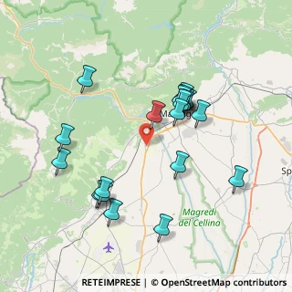 Mappa Via San Martino, 33086 Montereale Valcellina PN, Italia (7.2475)