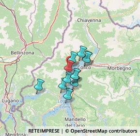 Mappa Via Vigna del Lago, 22014 Dongo CO, Italia (8.38417)