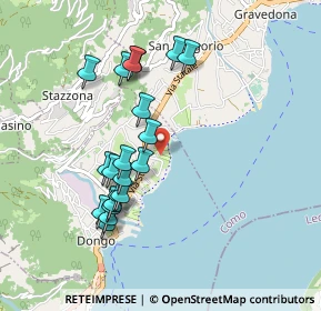 Mappa Via Vigna del Lago, 22014 Dongo CO, Italia (0.8645)