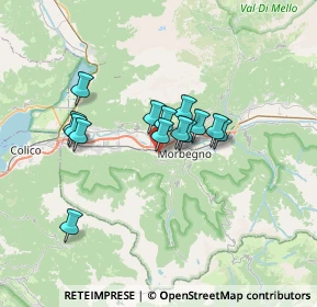 Mappa Via Vanoni, 23013 Cosio Valtellino SO, Italia (5.09286)