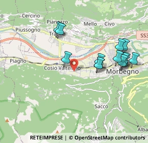 Mappa Via Vanoni, 23013 Cosio Valtellino SO, Italia (1.99)