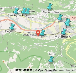 Mappa Via Vanoni, 23013 Cosio Valtellino SO, Italia (2.54455)