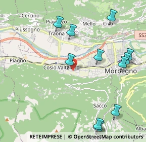 Mappa Via Vanoni, 23013 Cosio Valtellino SO, Italia (2.43455)