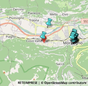 Mappa Via Vanoni, 23013 Cosio Valtellino SO, Italia (2.299)