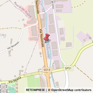 Mappa Via Nazionale, 29, 33010 Tavagnacco, Udine (Friuli-Venezia Giulia)