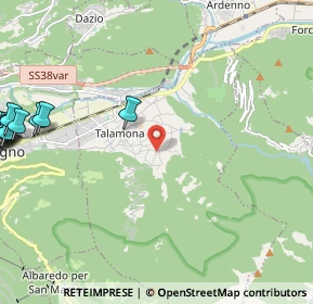 Mappa Via Case Giovanni, 23018 Talamona SO, Italia (3.43833)