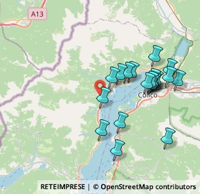 Mappa Via Crotti di Pomaro, 22014 Dongo CO, Italia (7.2715)