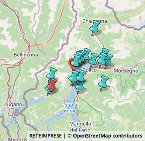 Mappa Via Crotti di Pomaro, 22014 Dongo CO, Italia (8.89278)