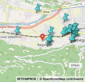 Mappa Via Campi Lunghi, 23013 Cosio Valtellino SO, Italia (1.083)