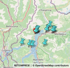 Mappa Via per Mellia, 22014 Dongo CO, Italia (9.69071)