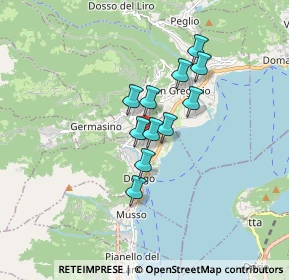 Mappa Via per Mellia, 22014 Dongo CO, Italia (1.13909)