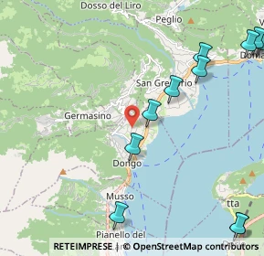 Mappa Via per Mellia, 22014 Dongo CO, Italia (2.84909)