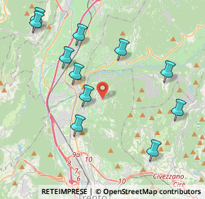 Mappa 38121 Vigo Meano TN, Italia (4.49091)