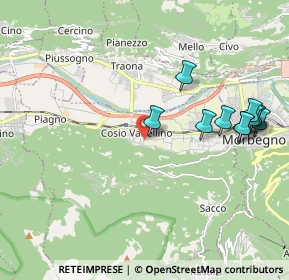 Mappa Via Guasto, 23013 Cosio Valtellino SO, Italia (2.18727)