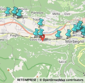 Mappa Via Guasto, 23013 Cosio Valtellino SO, Italia (2.675)