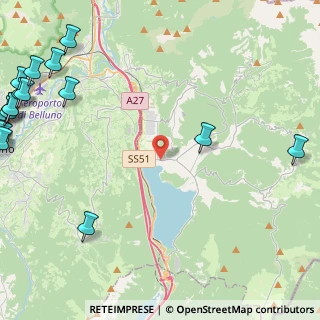Mappa Via Grava, 32016 Alpago BL, Italia (7.7205)