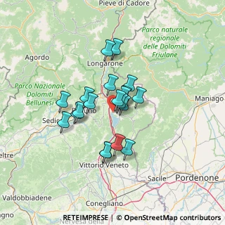 Mappa Via Grava, 32016 Alpago BL, Italia (9.6225)