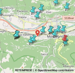 Mappa Via Don Guanella, 23013 Cosio Valtellino SO, Italia (2.21)