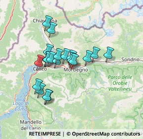 Mappa Via Don Guanella, 23013 Cosio Valtellino SO, Italia (11.153)