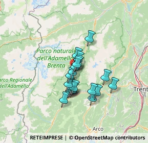 Mappa Via Nazionale, 38080 Strembo TN, Italia (9.1575)