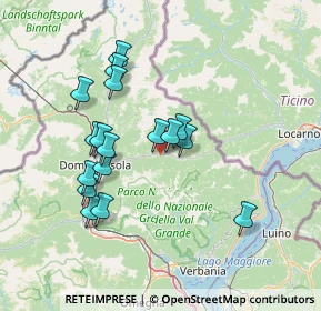 Mappa Via Chiara Pace, 28857 Santa Maria Maggiore VB, Italia (12.94529)