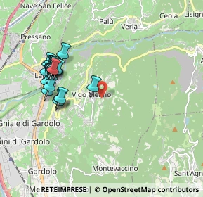 Mappa Strada alle Gorghe, 38121 Vigo Meano TN, Italia (1.978)