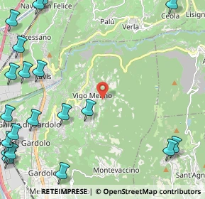 Mappa Strada alle Gorghe, 38121 Vigo Meano TN, Italia (3.5115)