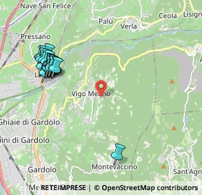 Mappa Str. alle Gorghe, 38121 Vigo Meano TN, Italia (2.3125)