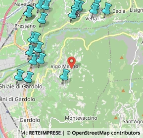 Mappa Strada alle Gorghe, 38121 Vigo Meano TN, Italia (2.702)